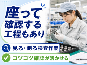 ガラス製品の検査スタッフ／顕微鏡チェック／2交替／未経験可