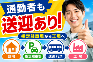 自動車製造／部品取付・検査／2交替