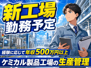 生産管理・人材管理／日勤／管理職候補