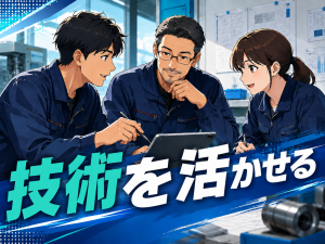 航空機エンジン用素材の製造／製造経験必須／高収入／大手企業