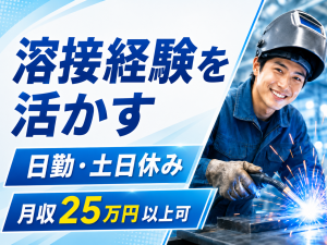 溶接スタッフ／エレベーター部品加工／経験必須