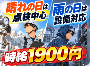 排水処理施設の設備管理・メンテナンス／日勤