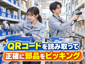 工場内ピッキング／日勤／カップル就業可